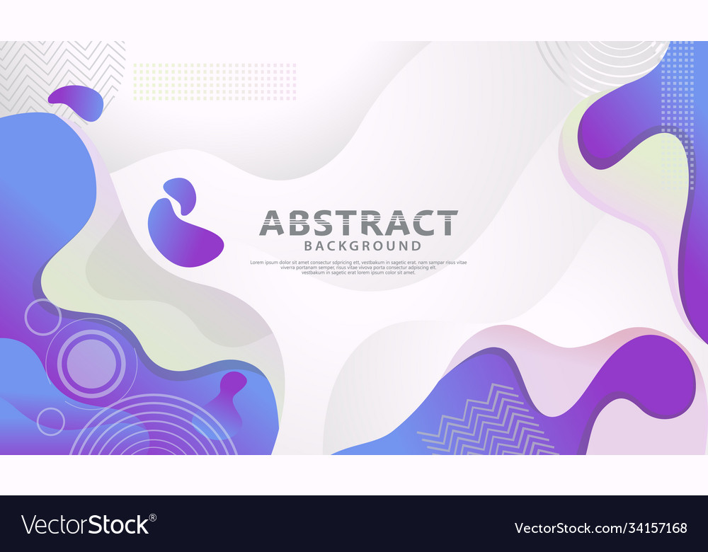 Dynamic style banner design with fluid color vector image Dynamic style banner design with fluid color