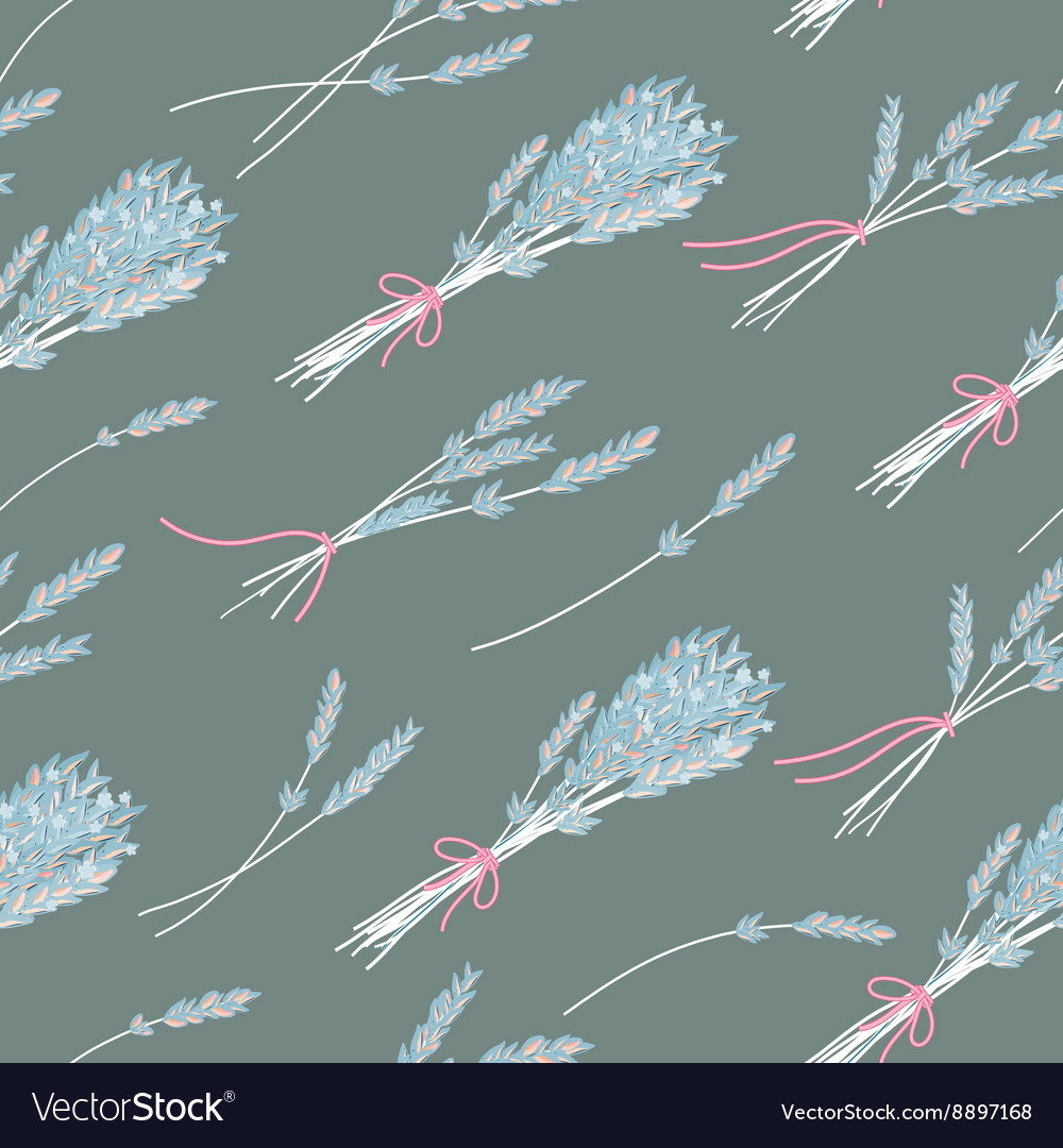 Floral seamless pattern with hand drawn