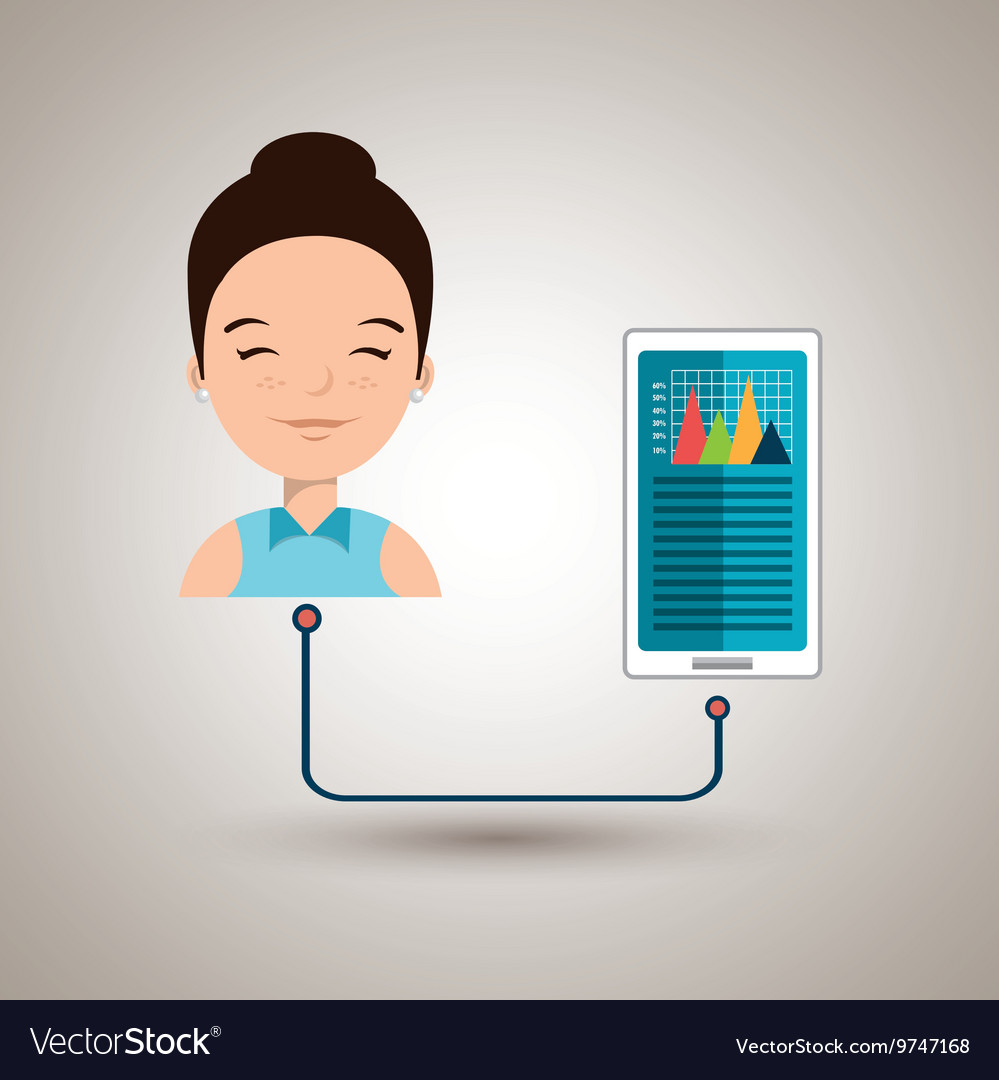 Man with safe box isolated icon design