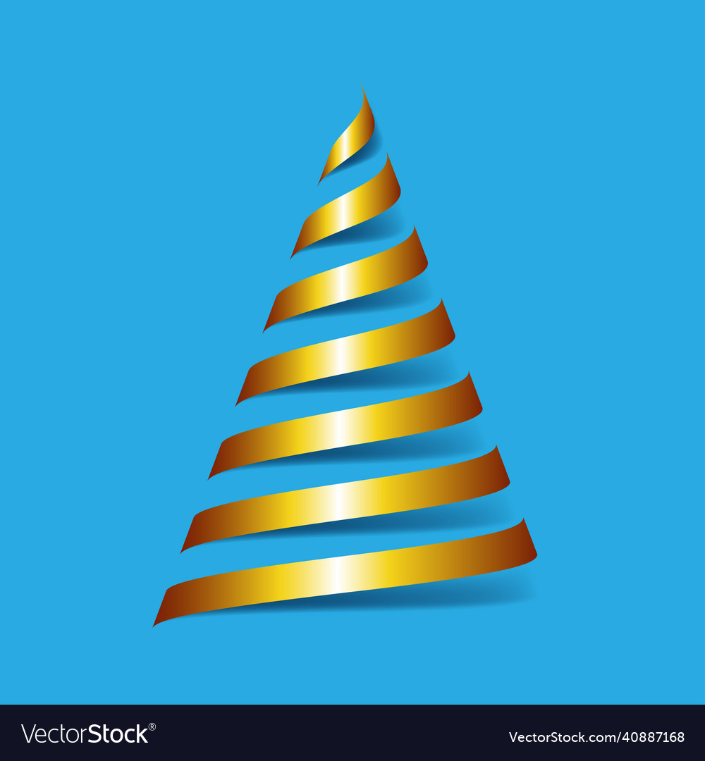 Ribbon christmas tree