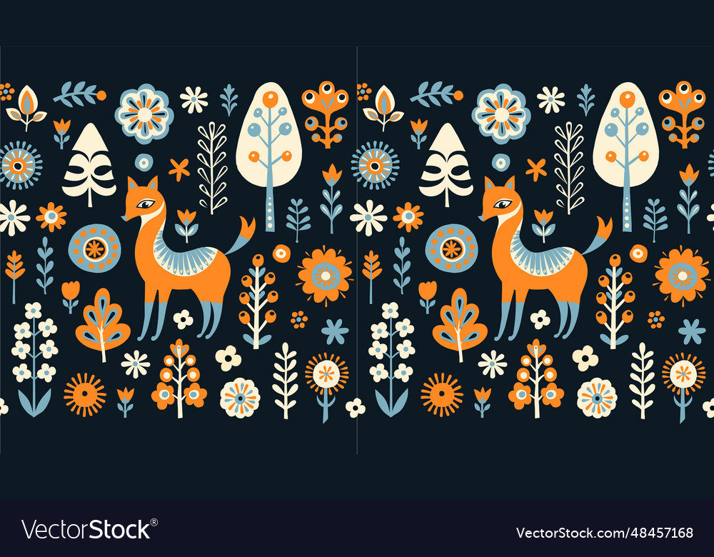 Simple minimalist scandinavian seamless pattern vector image Simple minimalist scandinavian seamless pattern