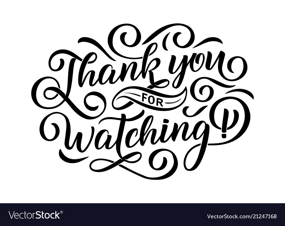 Thank You For Watching Background Vector Images 32