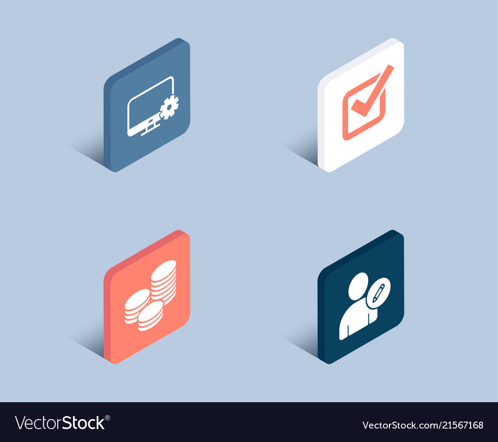Tips monitor settings and checkbox icons edit