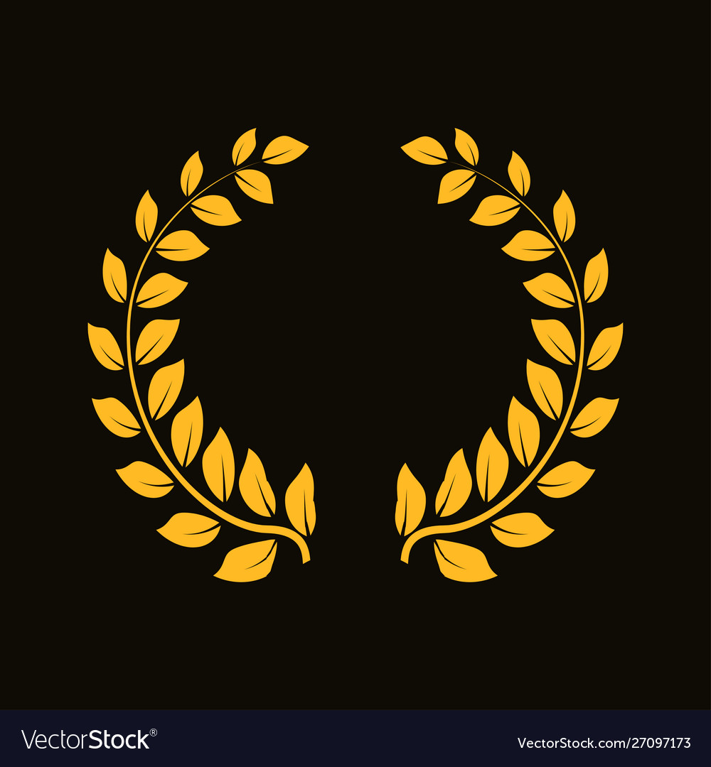 Award icons web site laurel wreath