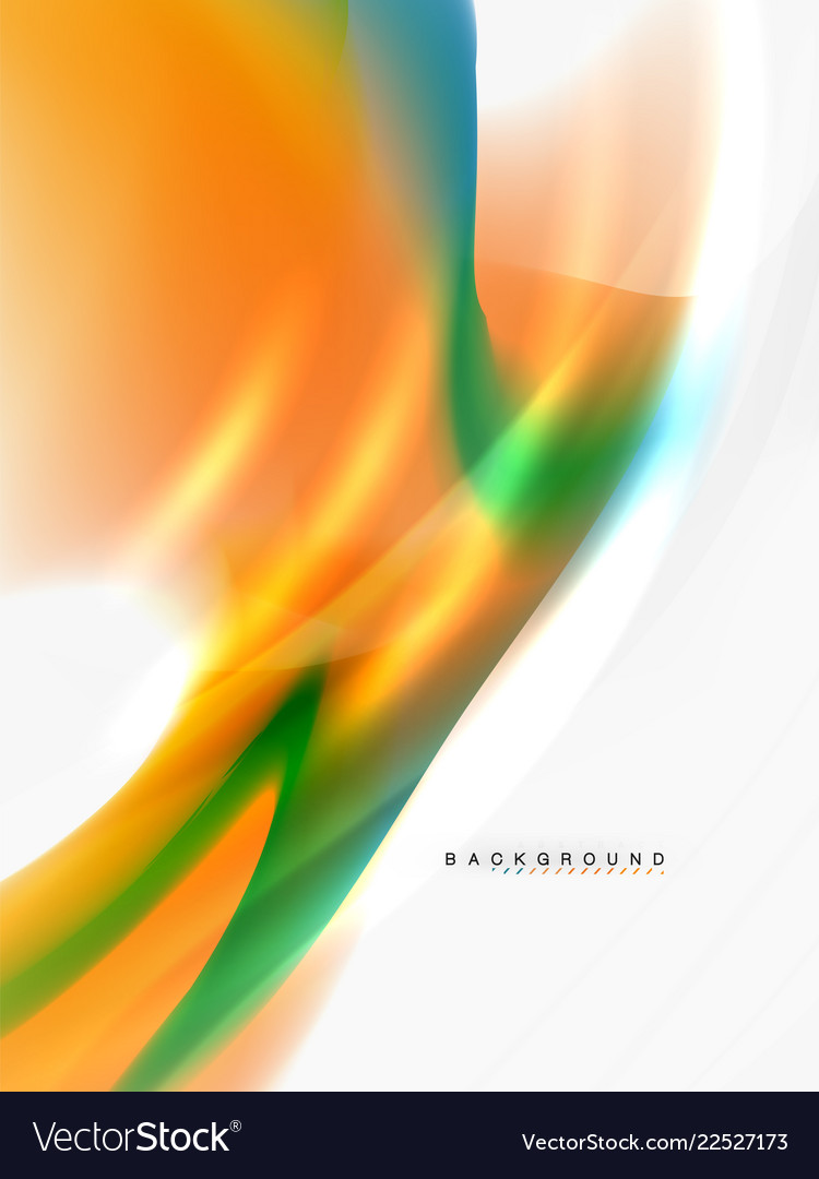 Background abstract color flow liquid design vector image Background abstract color flow liquid design