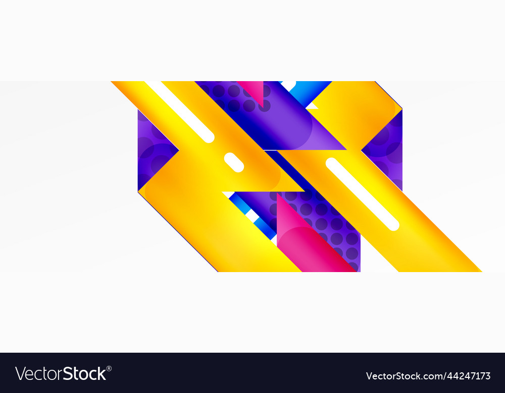 Background minimal geometric composition lines vector image Background minimal geometric composition lines