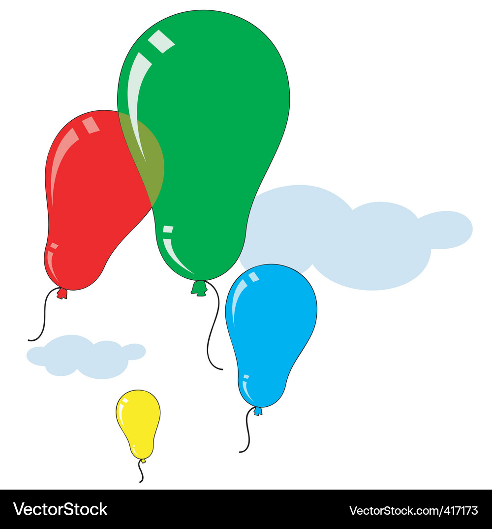 Balloons Royalty Free Vector Image - VectorStock