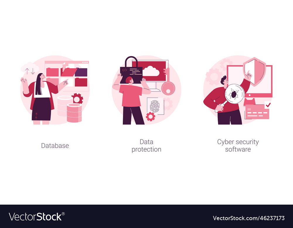 Cloud computing network safety abstract concept vector image Cloud computing network safety abstract concept