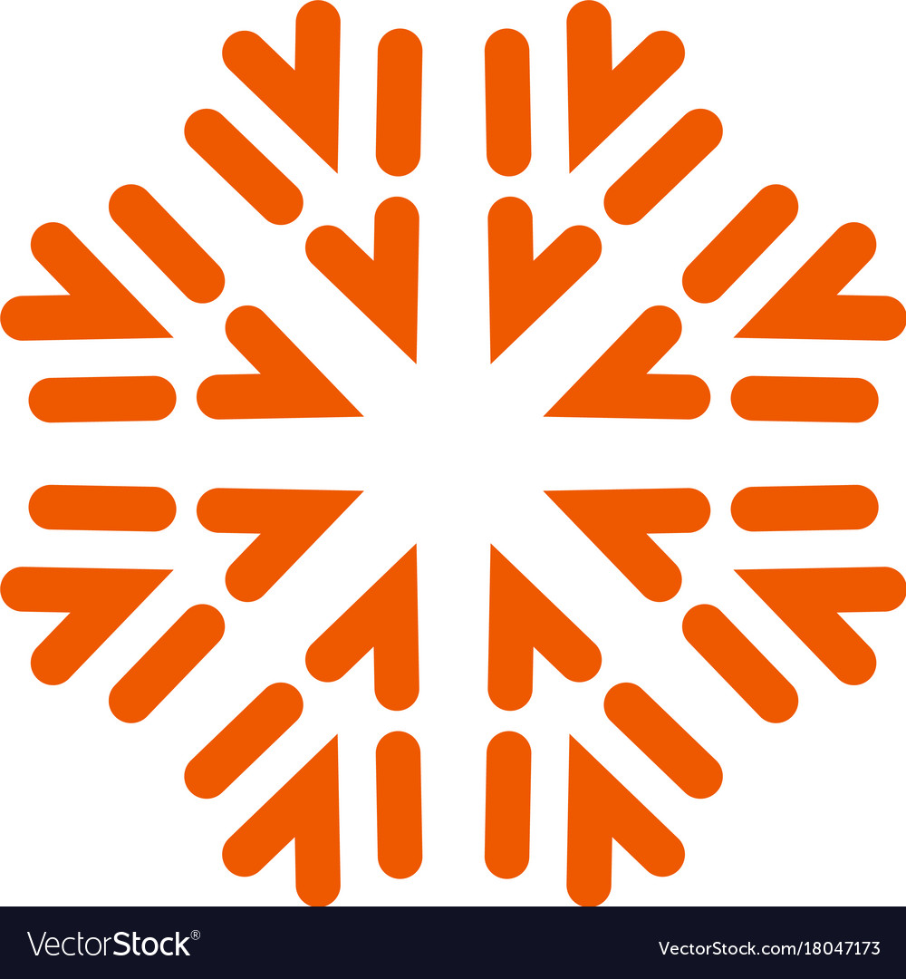 Floral Sun Line Art Logo