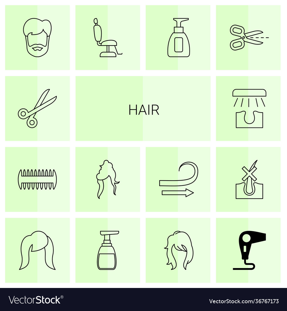 Haare Icons