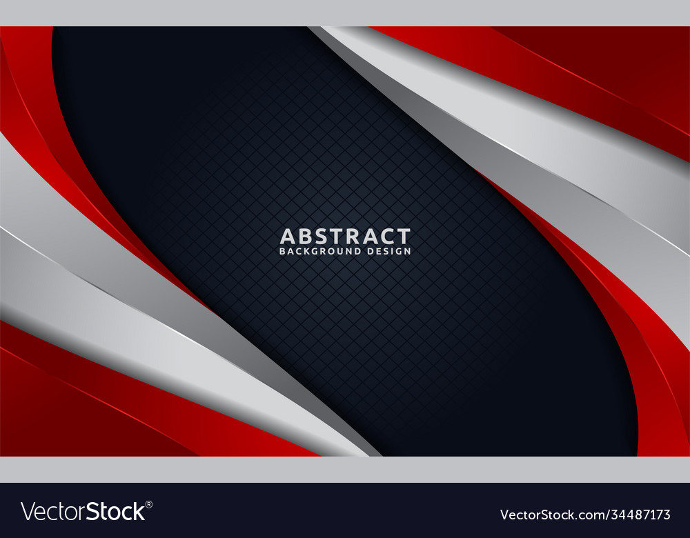 Modern dark background combine with 3d overlap
