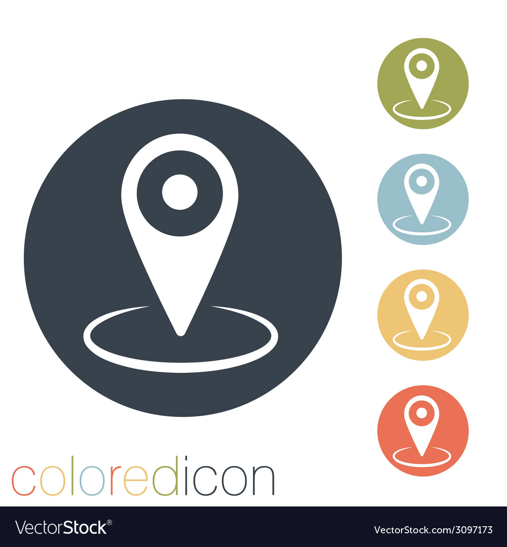 pin location on the map royalty free vector image pin locations on a map free