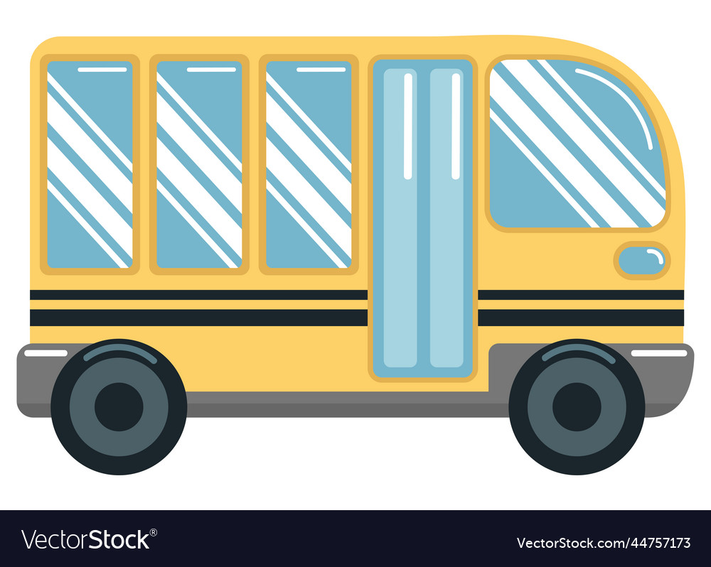 School bus icon Royalty Free Vector Image - VectorStock