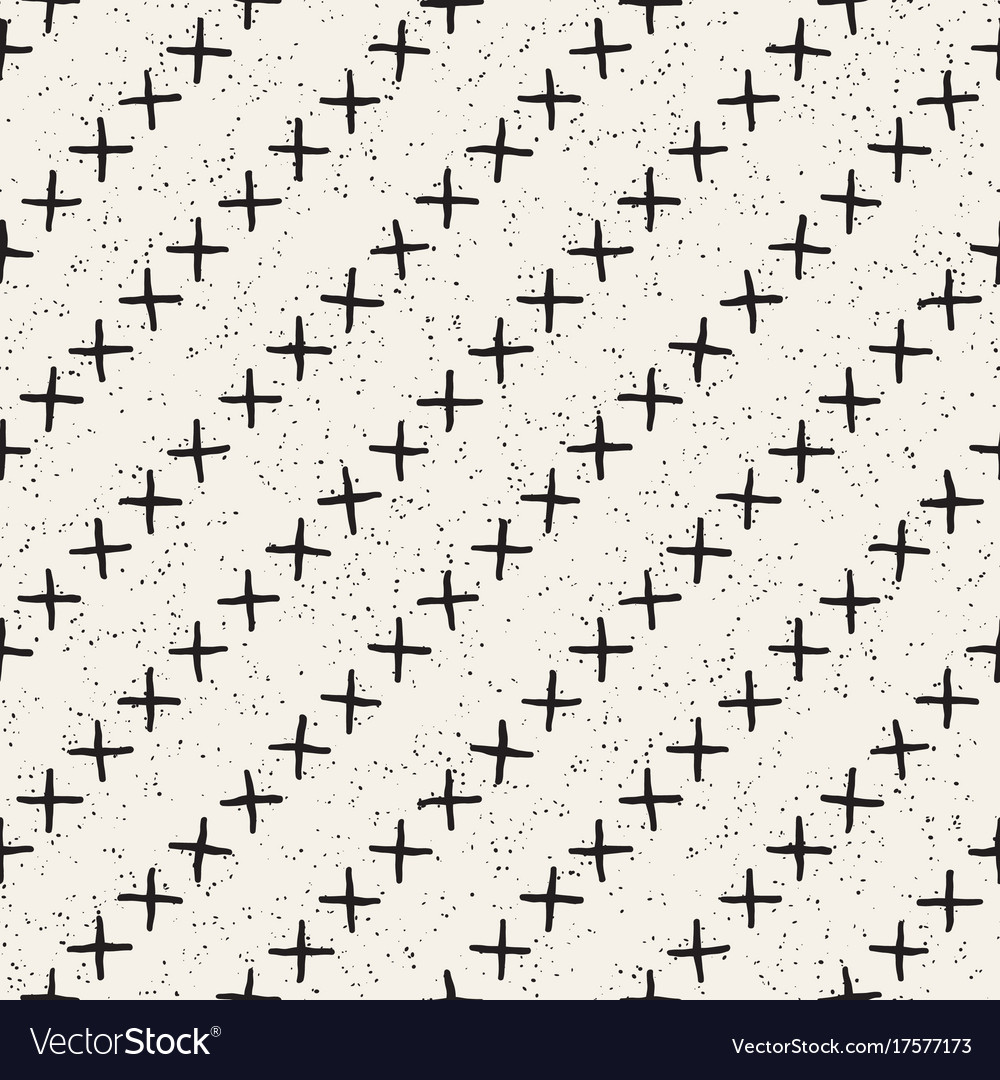 Seamless pattern with hand drawn lines abstract