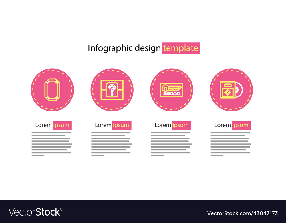 Set line create account screen cd or dvd disk vector image Set line create account screen cd or dvd disk