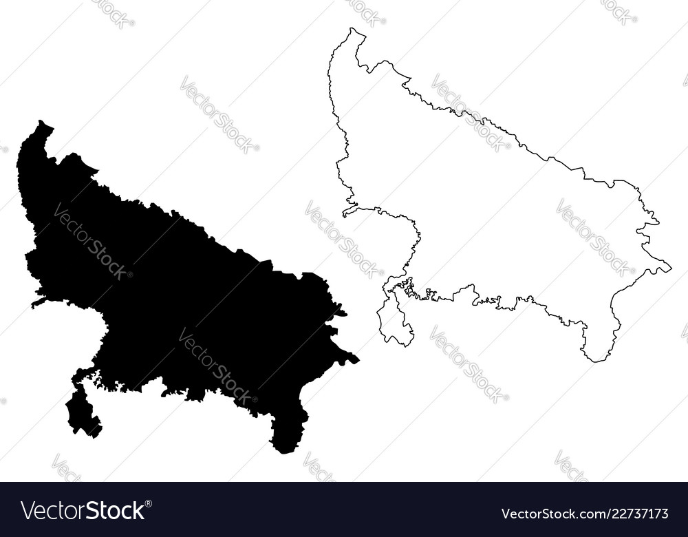 Uttar pradesh map