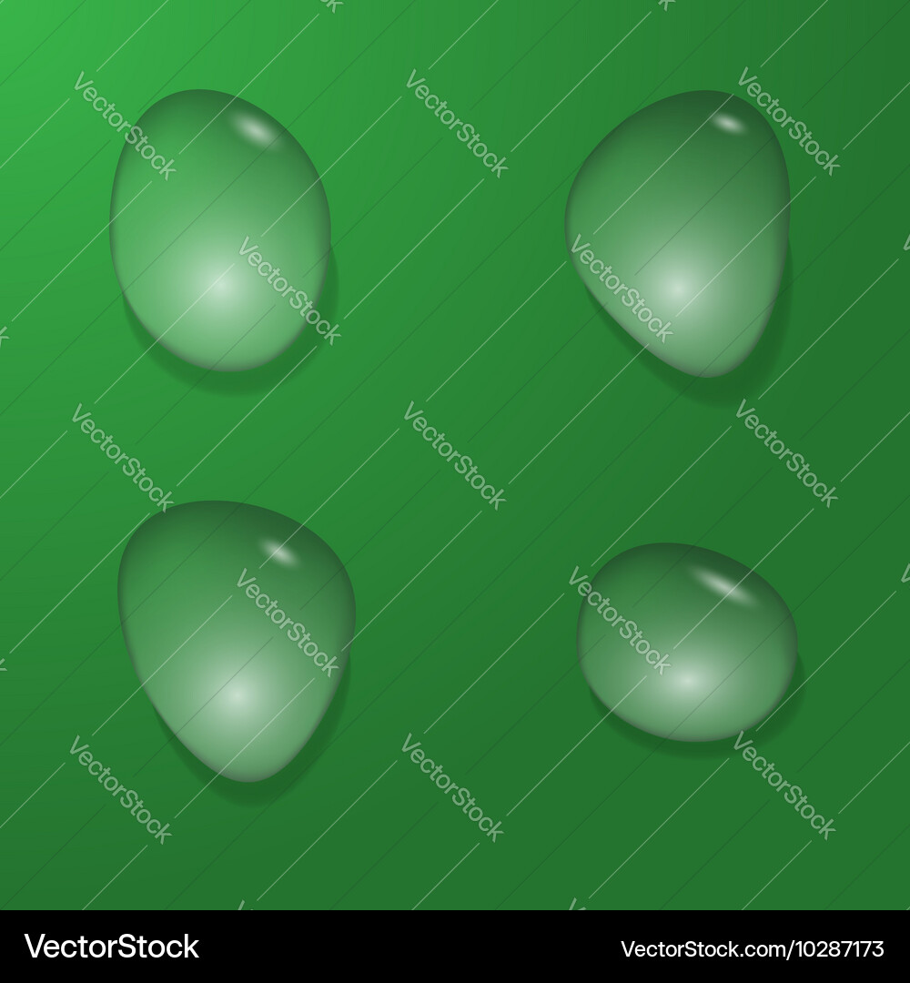 Water bubble set Royalty Free Vector Image - VectorStock