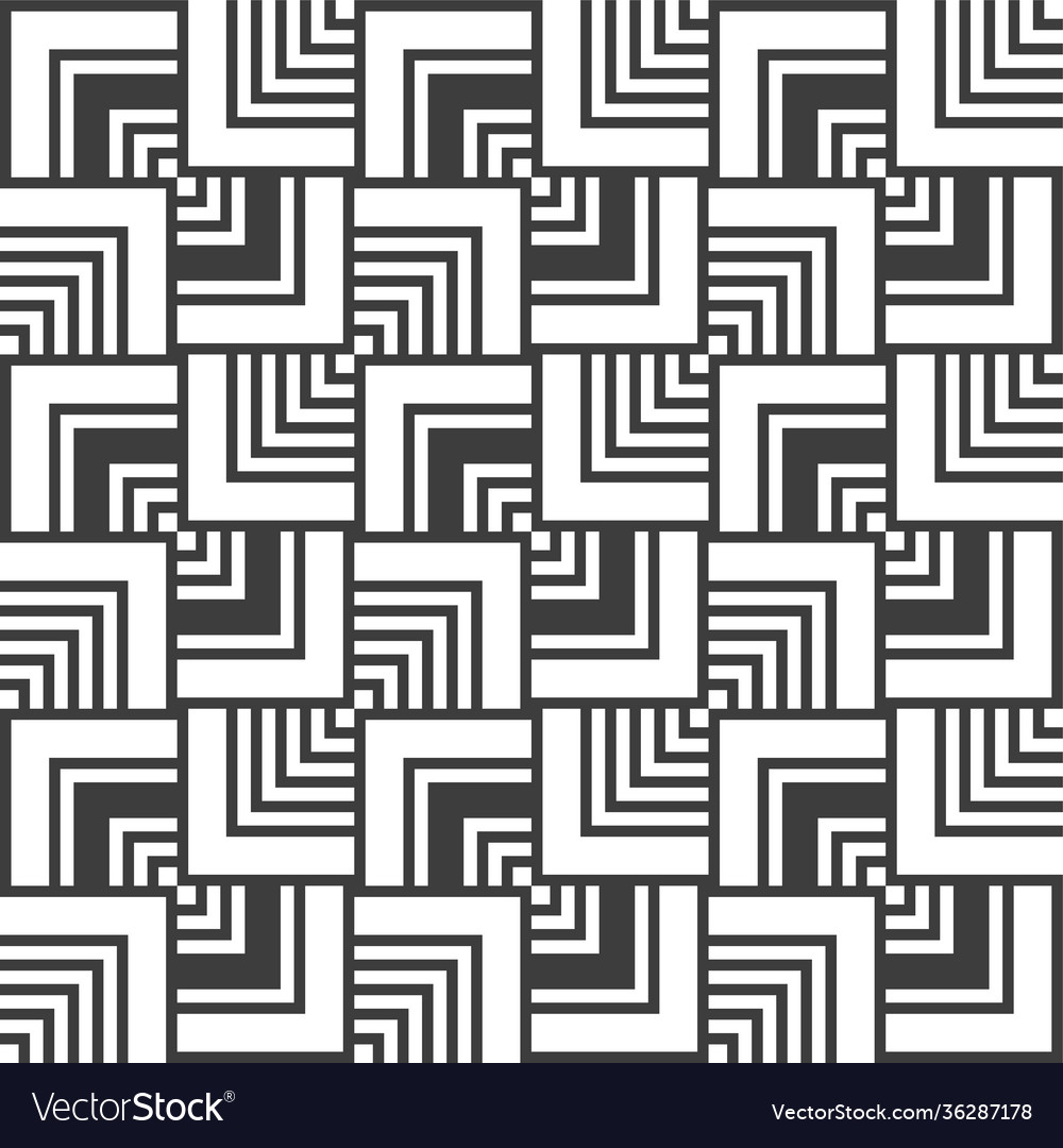Abstract lines mosaic pattern repeating geometric Vector Image Abstract lines mosaic pattern repeating geometric
