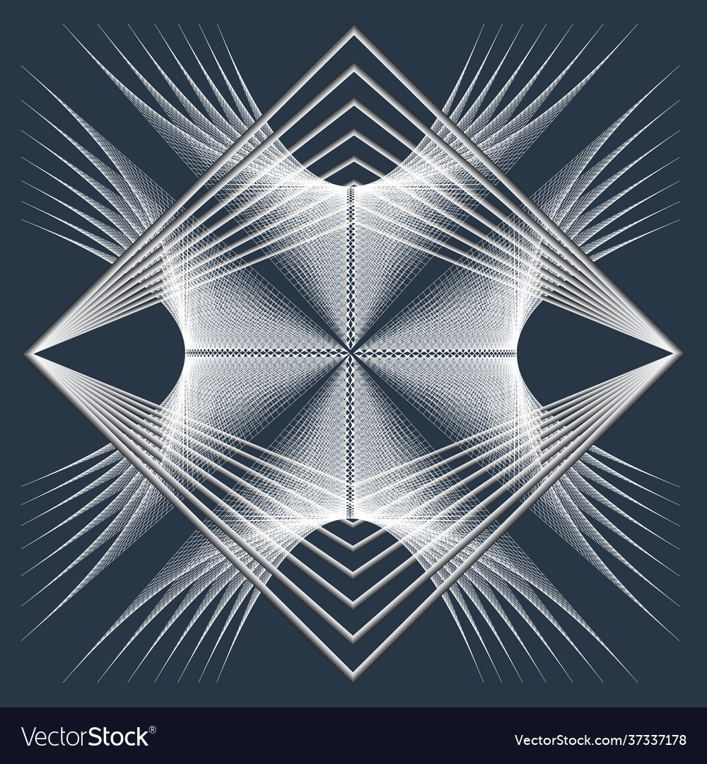 Abstract ornate pattern design element Royalty Free Vector