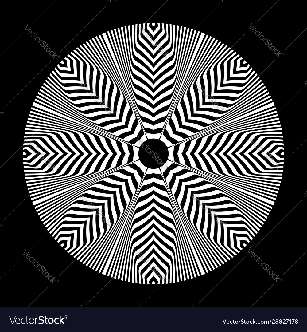 Striped Circle Pattern
