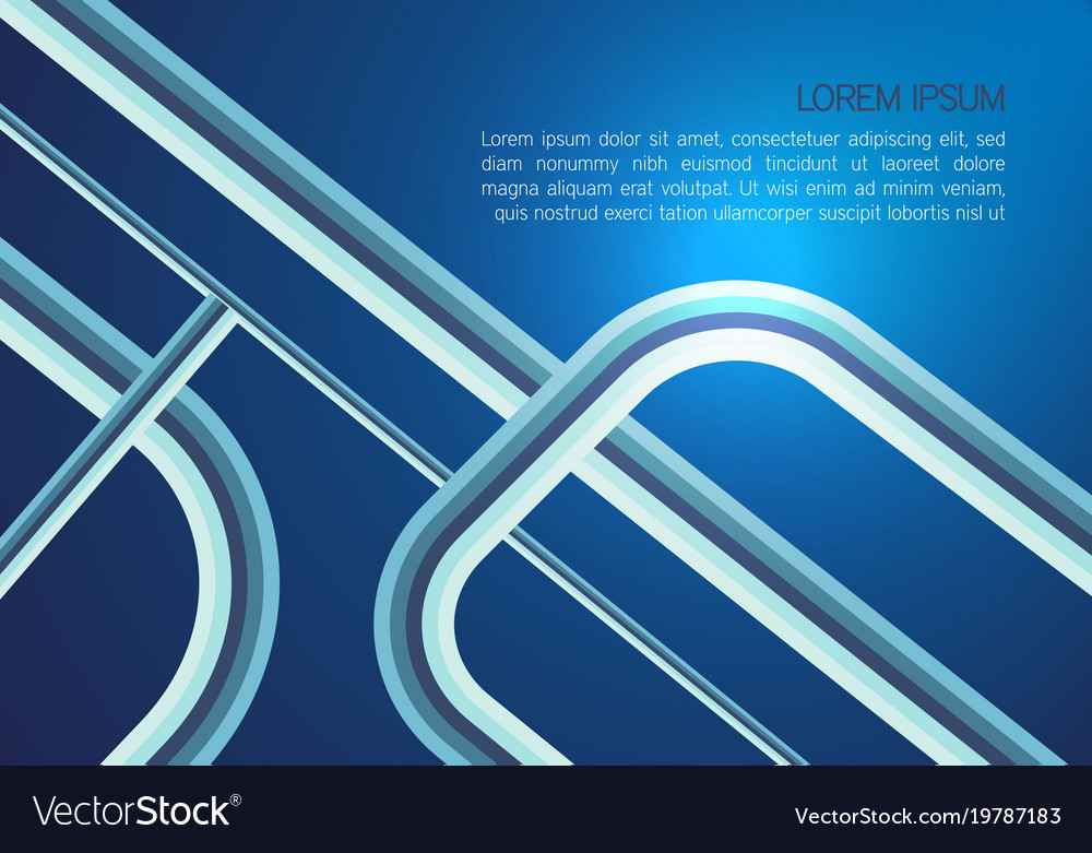 Abstract colorful background with blue lines