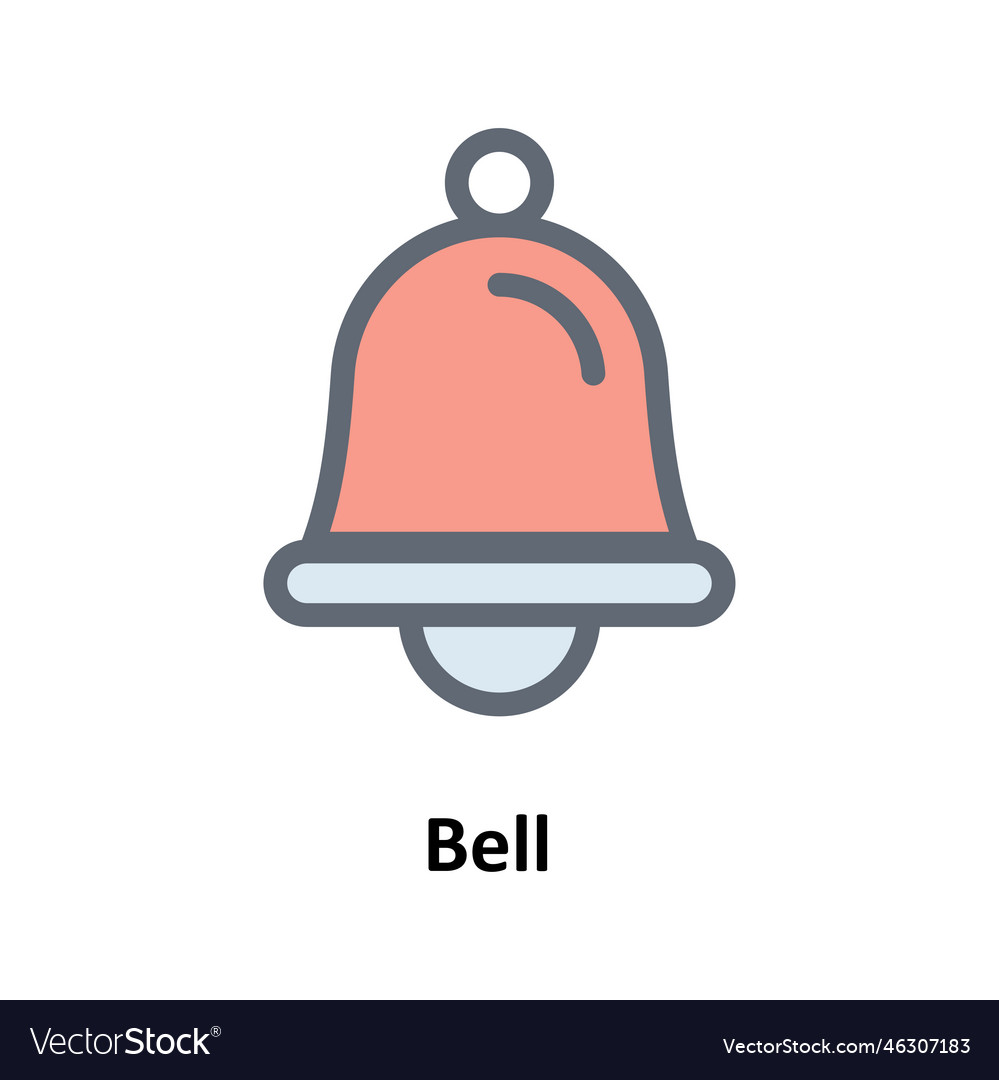 Bell solid icons simple stock