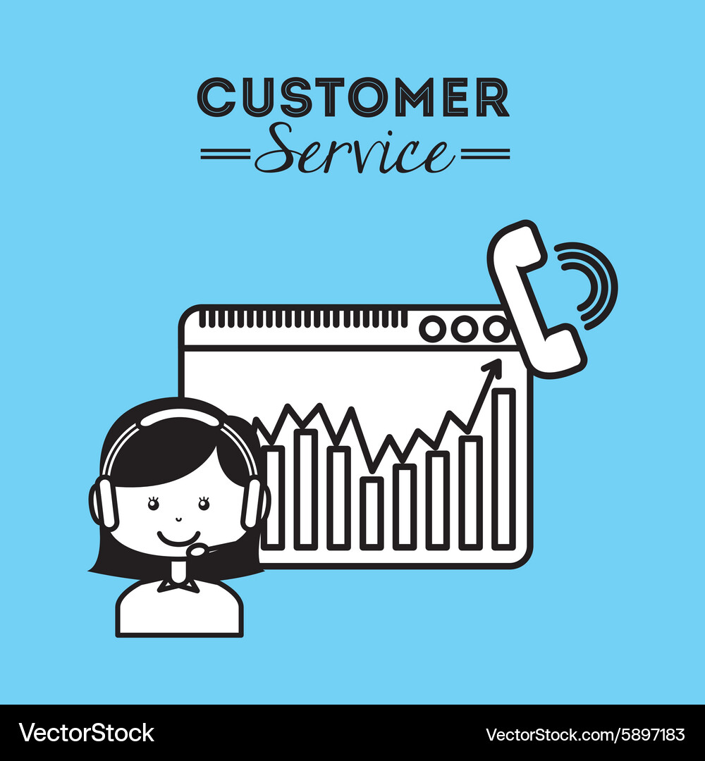 Customer service Royalty Free Vector Image - VectorStock