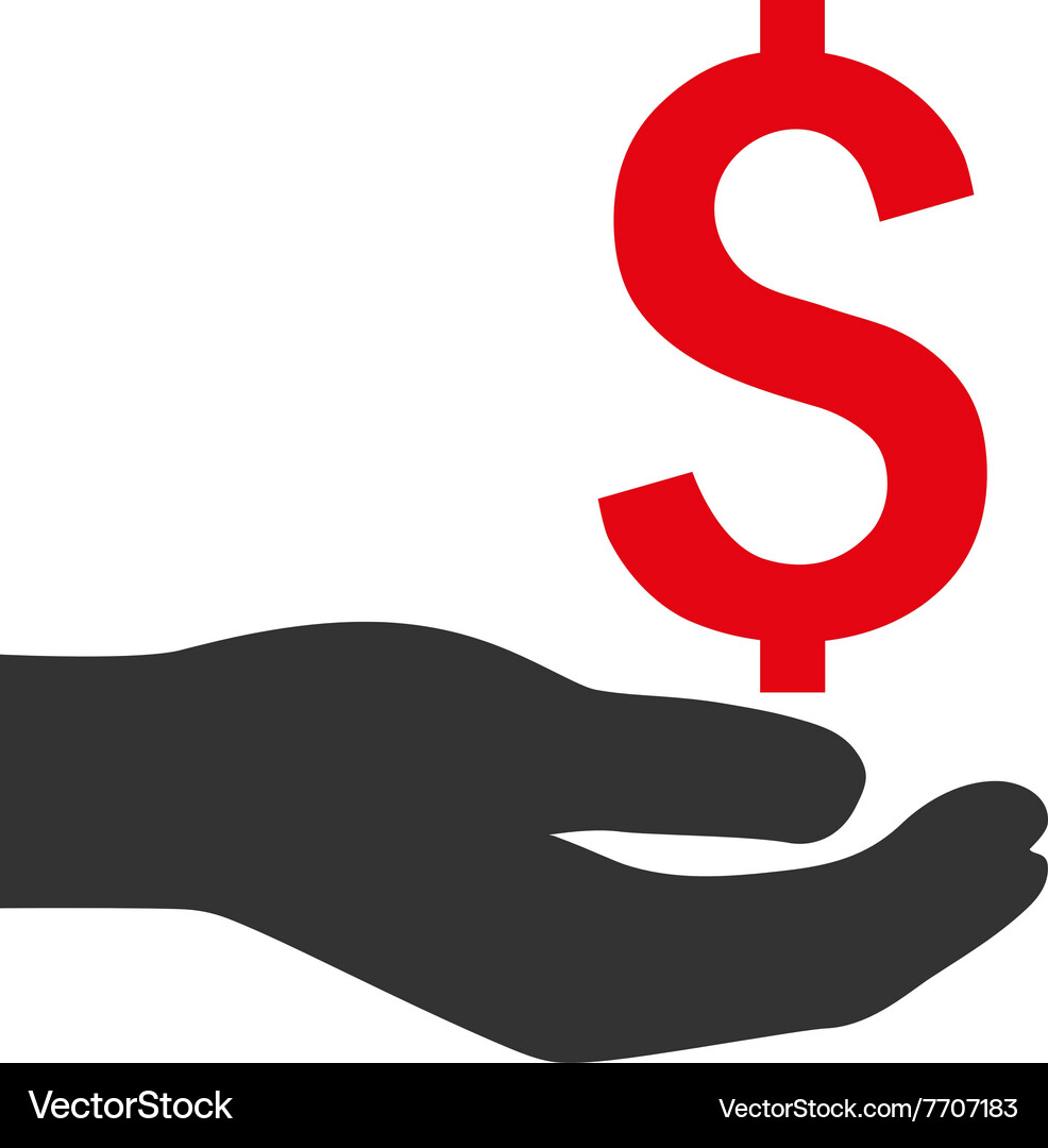 Payment flat icon Royalty Free Vector Image - VectorStock