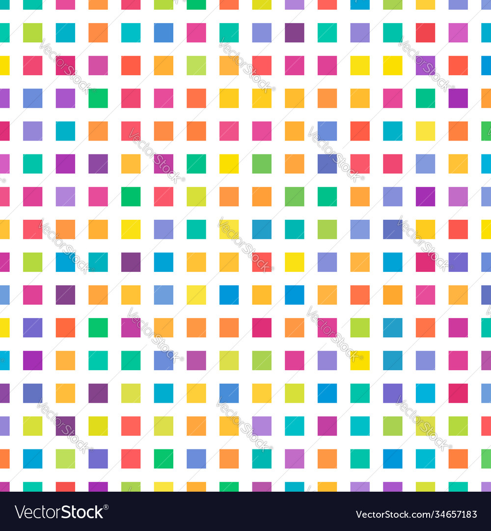Simple plain colorful squares repeatable seamless vector image Simple plain colorful squares repeatable seamless
