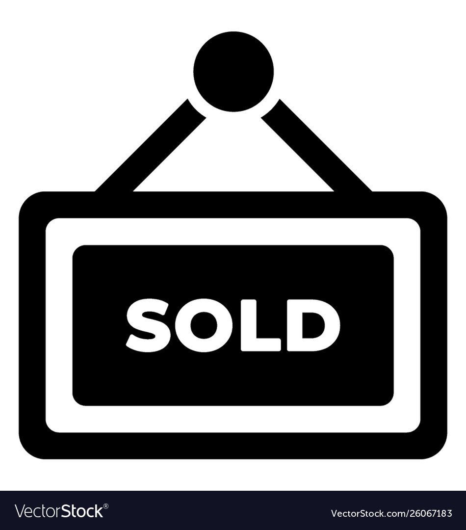 Sold property sign