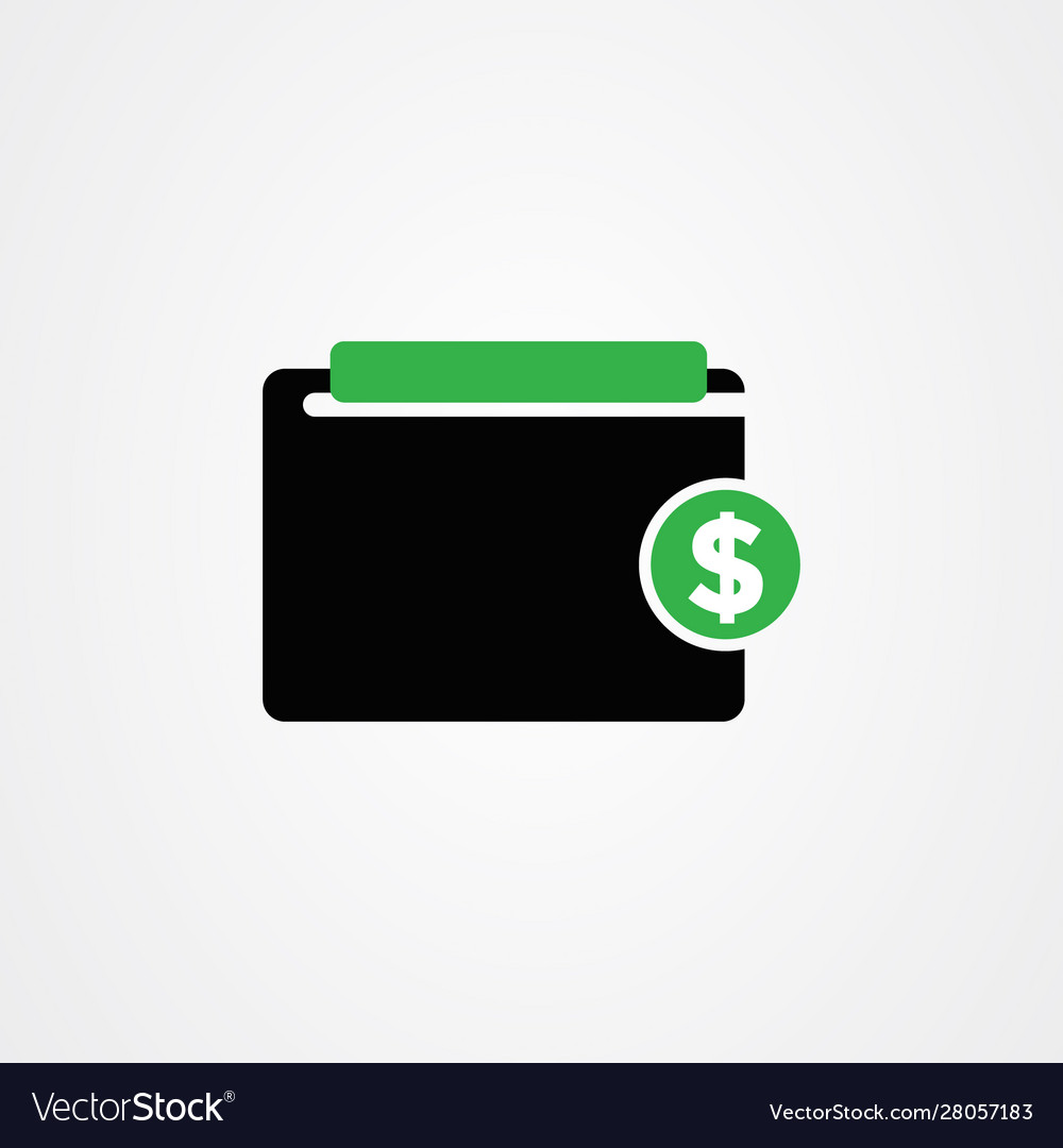 Wallet icon logo designprint