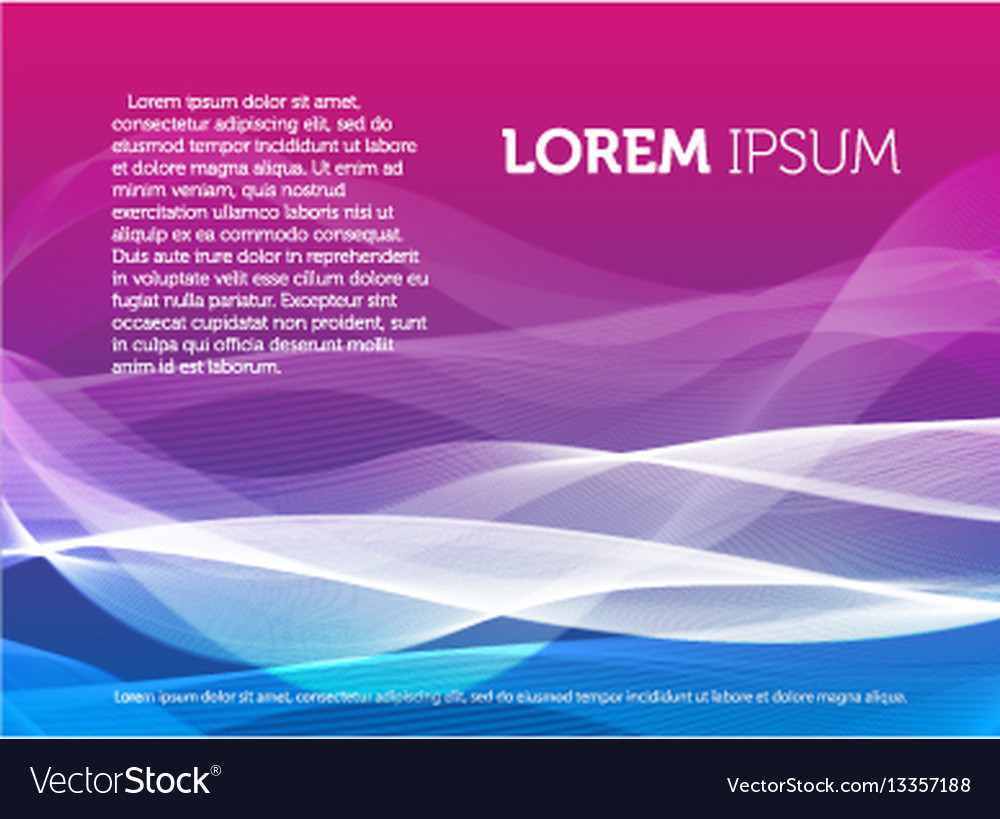 Abstract colorful background with wavy lines