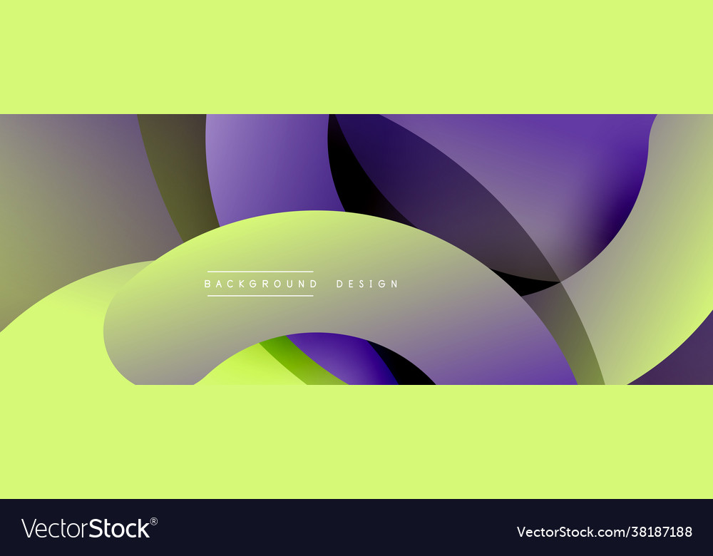 Abstract overlapping lines and circles geometric vector image Abstract overlapping lines and circles geometric