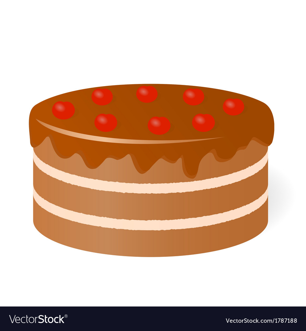 Birthday cake Royalty Free Vector Image - VectorStock