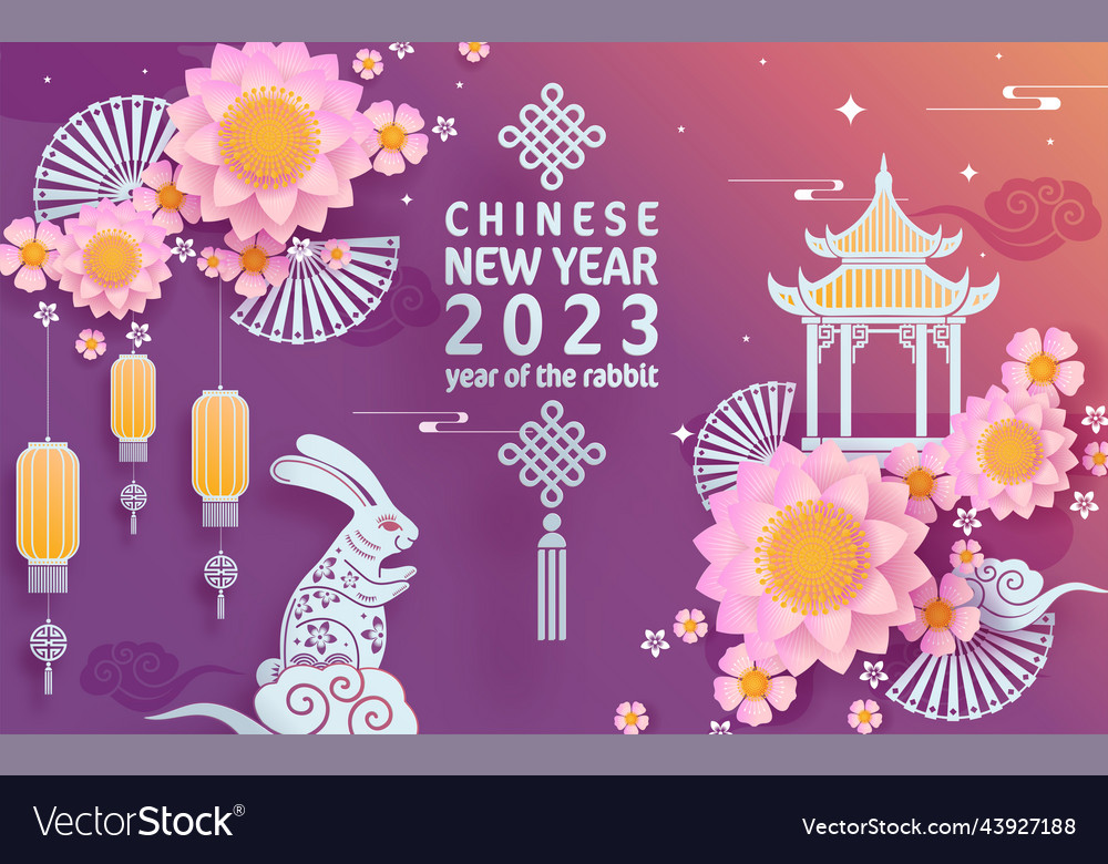 Chinese-rabbit009 Vector Image Chinese-rabbit009