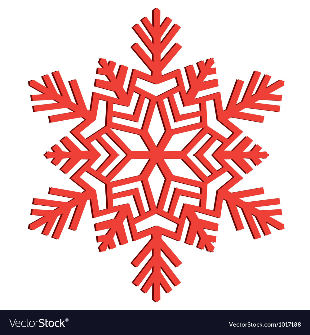 Decorative abstract snowflake