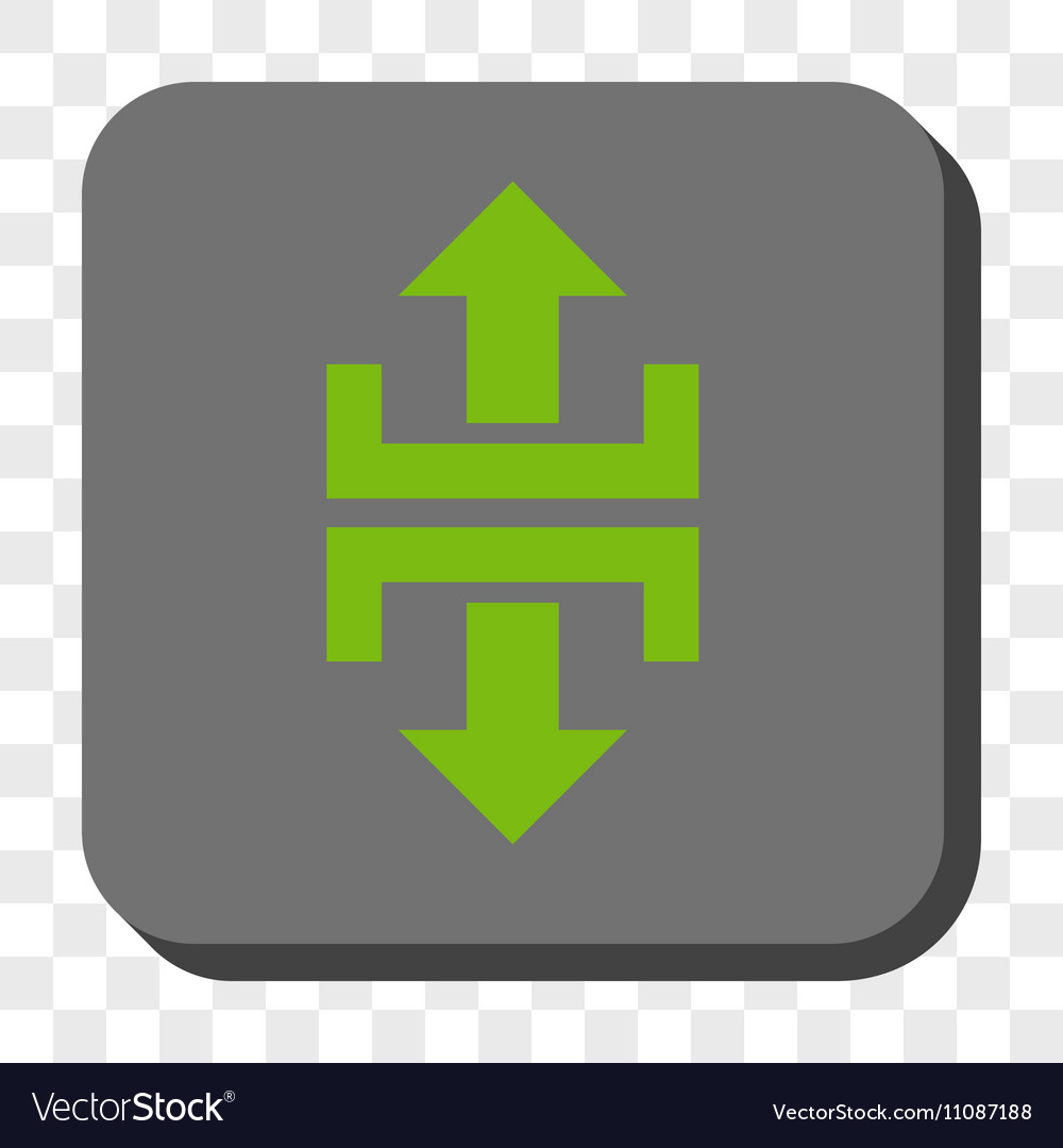 Divide vertical direction rounded square button