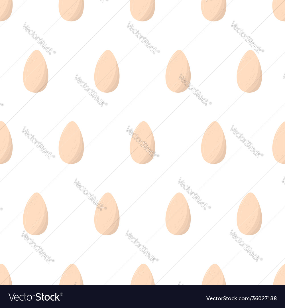 Egg seamless pattern for print design Vector Image Egg seamless pattern for print design