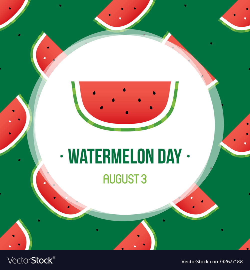 Nationale Wassermelone Tageskarte