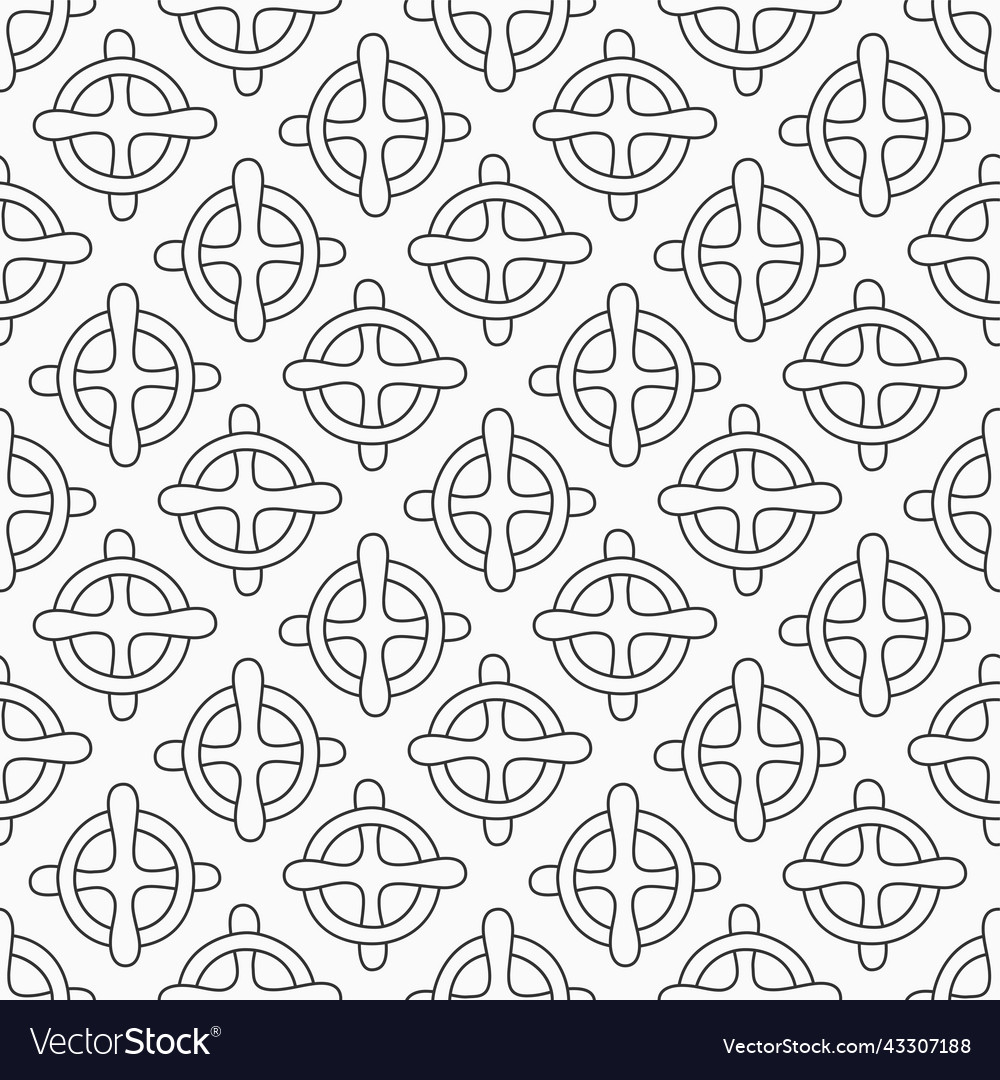 Seamless pattern with intersecting hand drawn vector image Seamless pattern with intersecting hand drawn