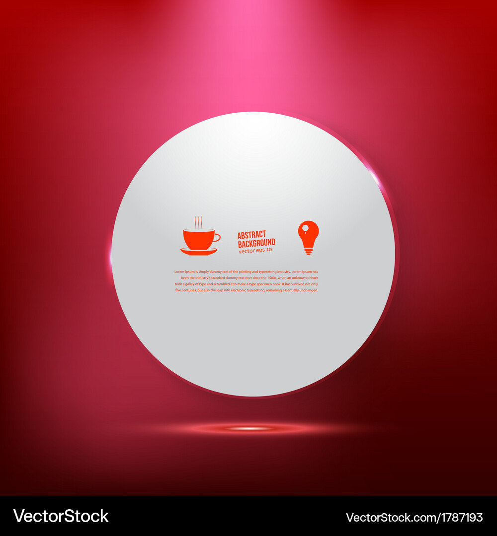 Abstract background circle blue Royalty Free Vector Image