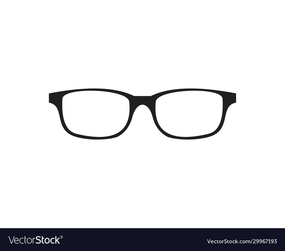 Glasses icon symbol flat for graphic and web Vector Image