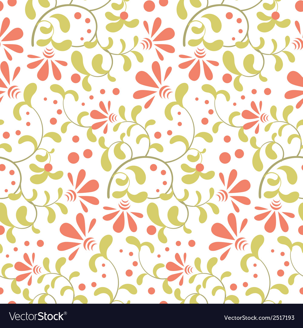 Seamless pattern - simple flower background