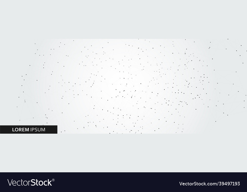 Simple horizontal banner with abstract connection Vector Image Simple horizontal banner with abstract connection