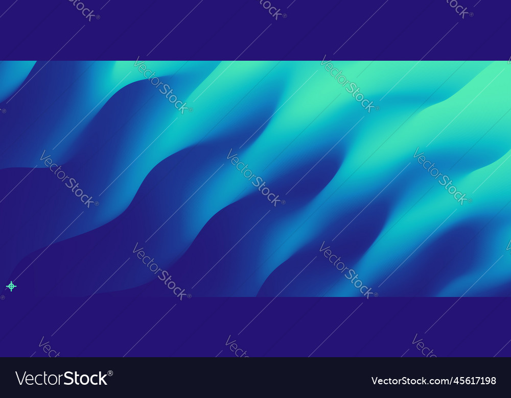 Abstract Blue Wavy Background