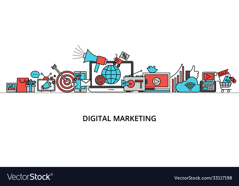 Concept digital marketing