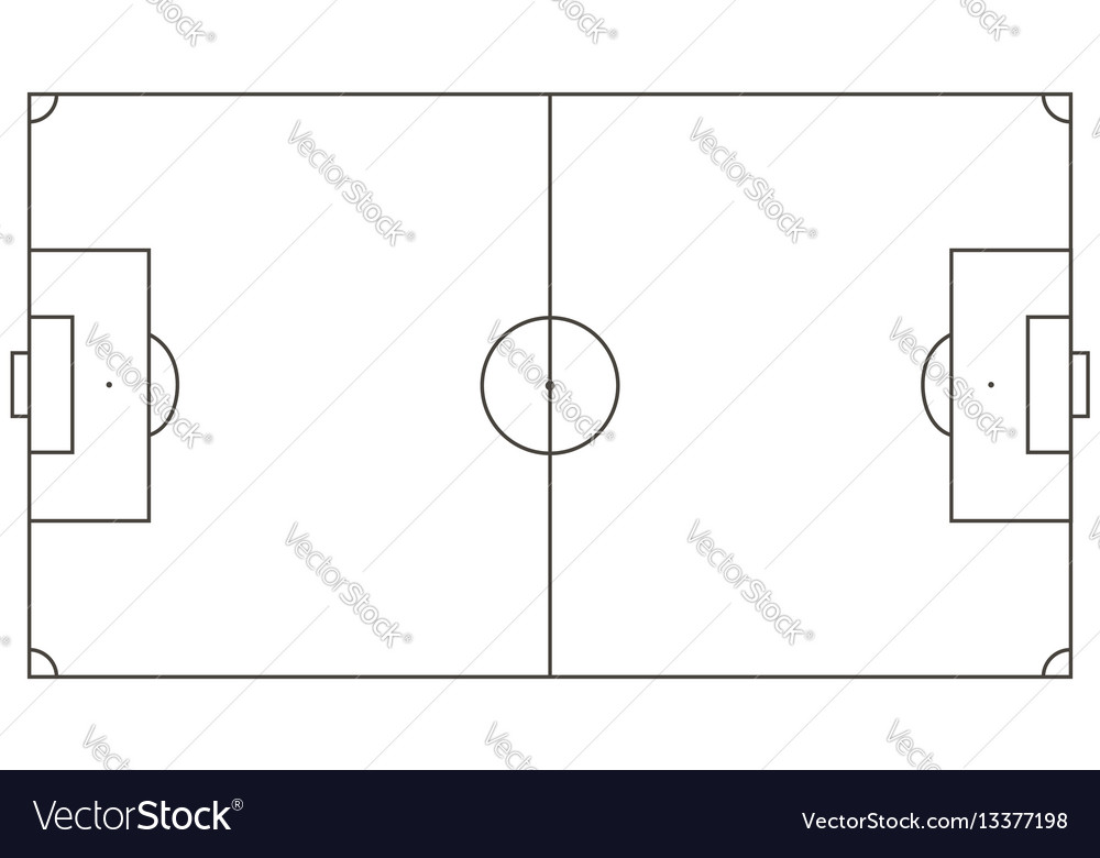 Фото футбольного поля схема Football field scheme Royalty Free Vector Image