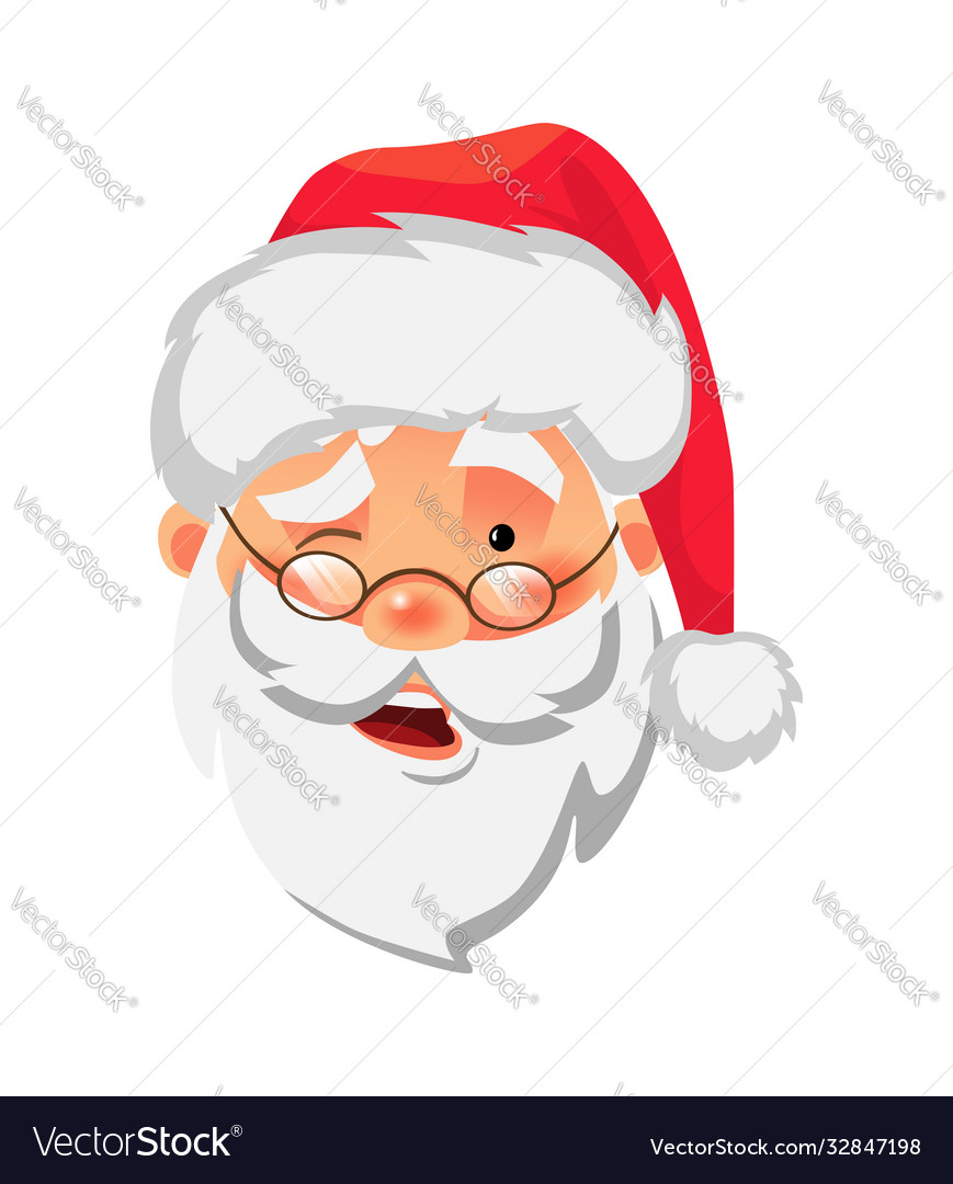 Santa claus icon Royalty Free Vector Image - VectorStock