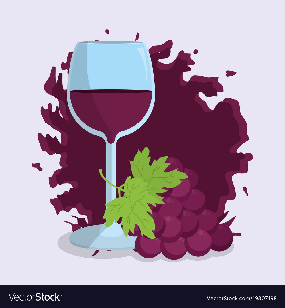 Wine Drink Design Royalty Free Vector Image - Vectorstock