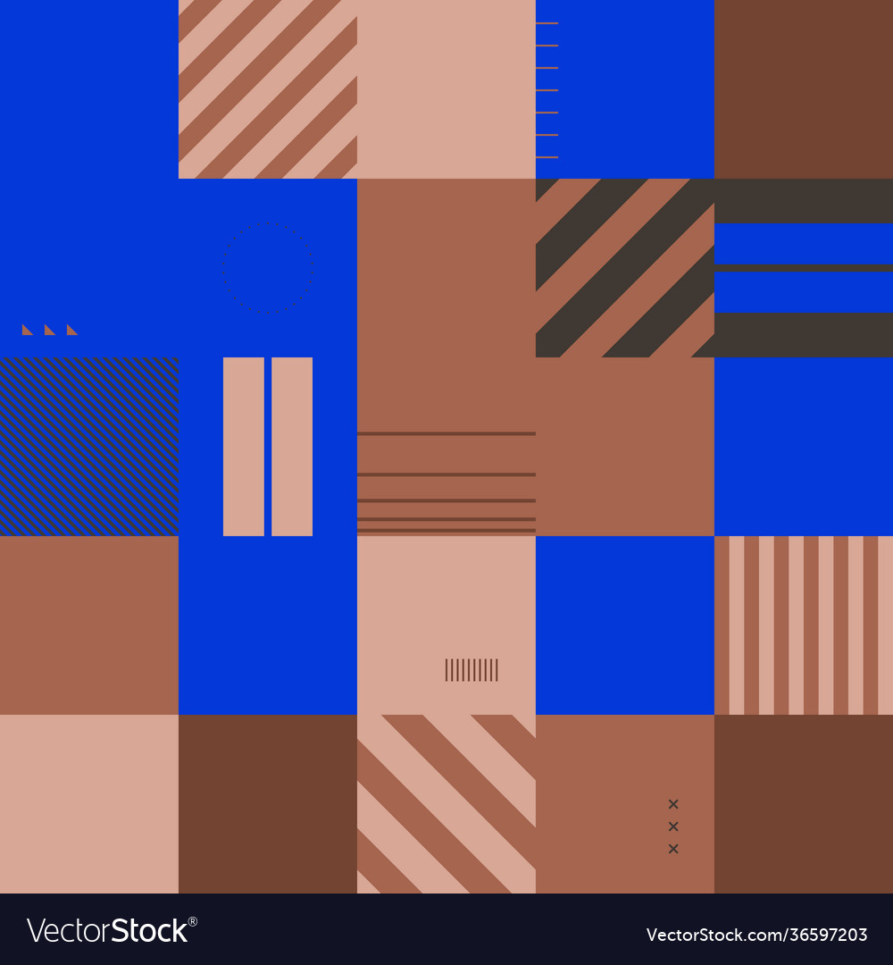 Minimal geometric pattern design vector image Minimal geometric pattern design